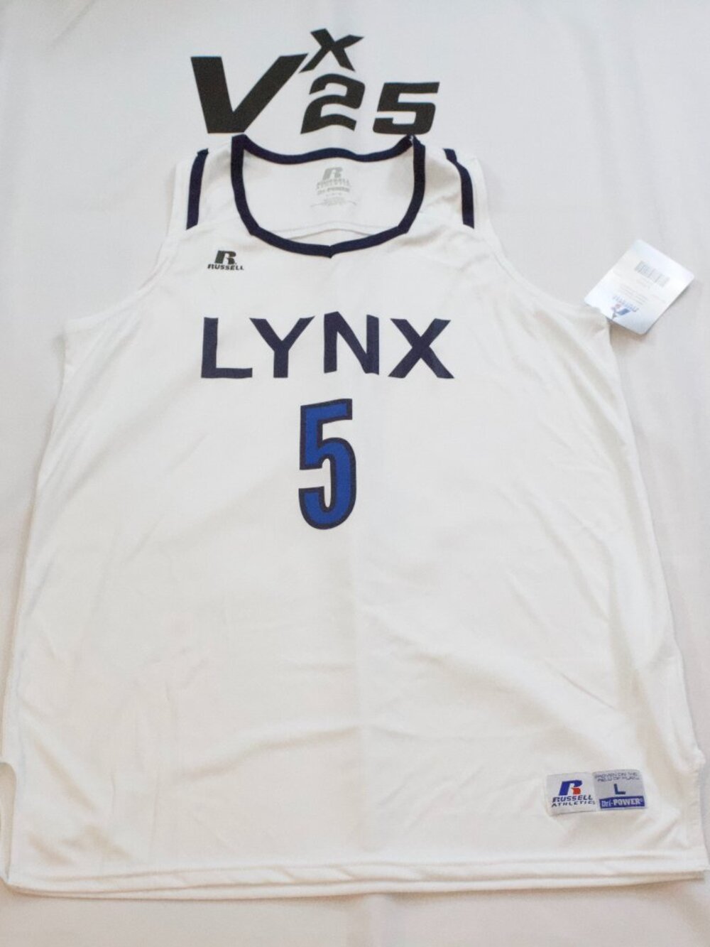 NEW Women’s Lynx Olivia Miles White Jersey Size Large